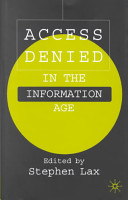 Access denied in the information age /