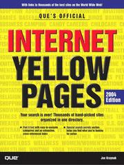 Que's official internet yellow pages : 2004 edition /