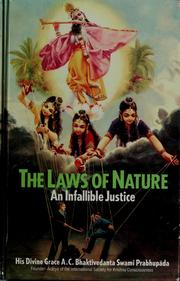 The laws of nature : an infallible justice /