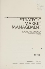 Strategic market management /