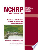 Pollutant load reductions for total maximum daily loads for highways /
