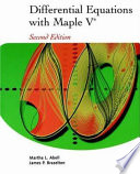 Differential equations with Maple V /