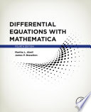 Differential equations with Mathematica /