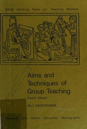 Aims and techniques of group teaching /