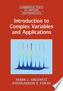 Introduction to complex variables and applications /