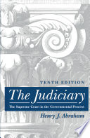 The judiciary : the Supreme Court in the governmental process /