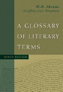 A Glossary of literary terms /