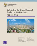 Calculating the gross regional product of the Kurdistan Region-Iraq /