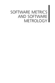 Software metrics and software metrology /