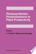 Photosynthesis: Photoreactions to Plant Productivity /