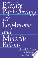 Effective psychotherapy for low-income and minority patients /