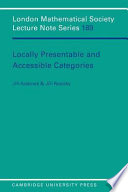 Locally presentable and accessible categories /