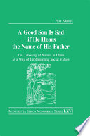 A good son is sad if he hears the name of his father : the tabooing of names in China as a way of implementing social values /