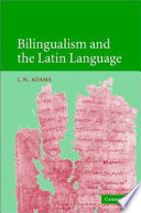 Bilingualism and the Latin language /
