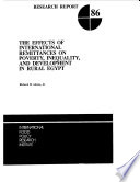 The effects of international remittances on poverty, inequality, and development in rural Egypt /