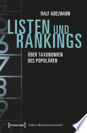 Listen und Rankings : Über Taxonomien des Populären /