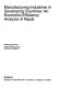 Manufacturing industries in developing countries : an economic efficiency analysis of Nepal /