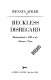 Reckless disregard : Westmoreland v. CBS et al., Sharon v. Time /