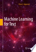 Machine Learning for Text /