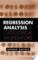 Regression analysis for categorical moderators /
