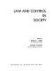 Law and control in society /