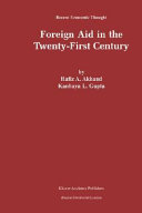 Foreign aid in the twenty-first century /