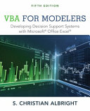 VBA for modelers : developing decision support systems with Microsoft® Office Excel® /