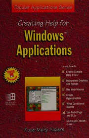 Creating help for Windows applications /