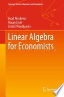 Linear algebra for economists /