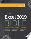 Excel 2019 Bible /