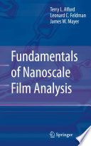 Fundamentals of nanoscale film analysis /