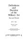 Definitions and doctrine of the military art : past and present /