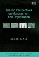 Islamic perspectives on management and organization /