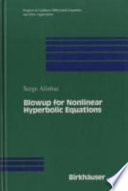 Blowup for nonlinear hyperbolic equations /