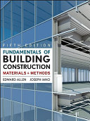 Fundamentals of building construction : materials and methods /