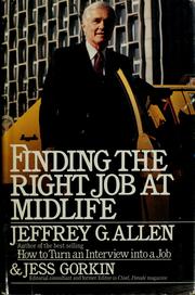 Finding the right job at midlife /
