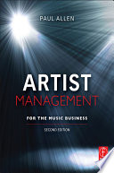 Artist management for the music business /