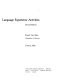 Language experience activities /