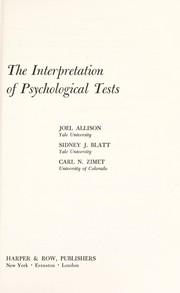 The interpretation of psychological tests /