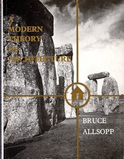 A modern theory of architecture /
