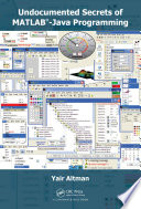 Undocumented secrets of MATLAB-Java programming /