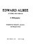 Edward Albee at home and abroad; a bibliography /