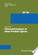 Characterizations of inner product spaces /