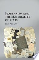 Modernism and the materiality of texts /