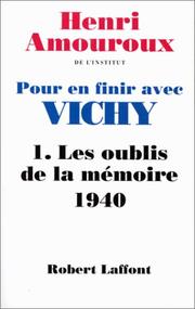 Pour en finir avec Vichy /