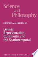 Leibniz: Representation, Continuity and the Spatiotemporal /