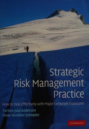 Strategic risk management practice : how to deal effectively with major corporate exposures /