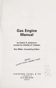 Gas engine manual /