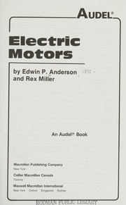 Electric motors /