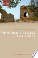 Phonology-syntax analogies /